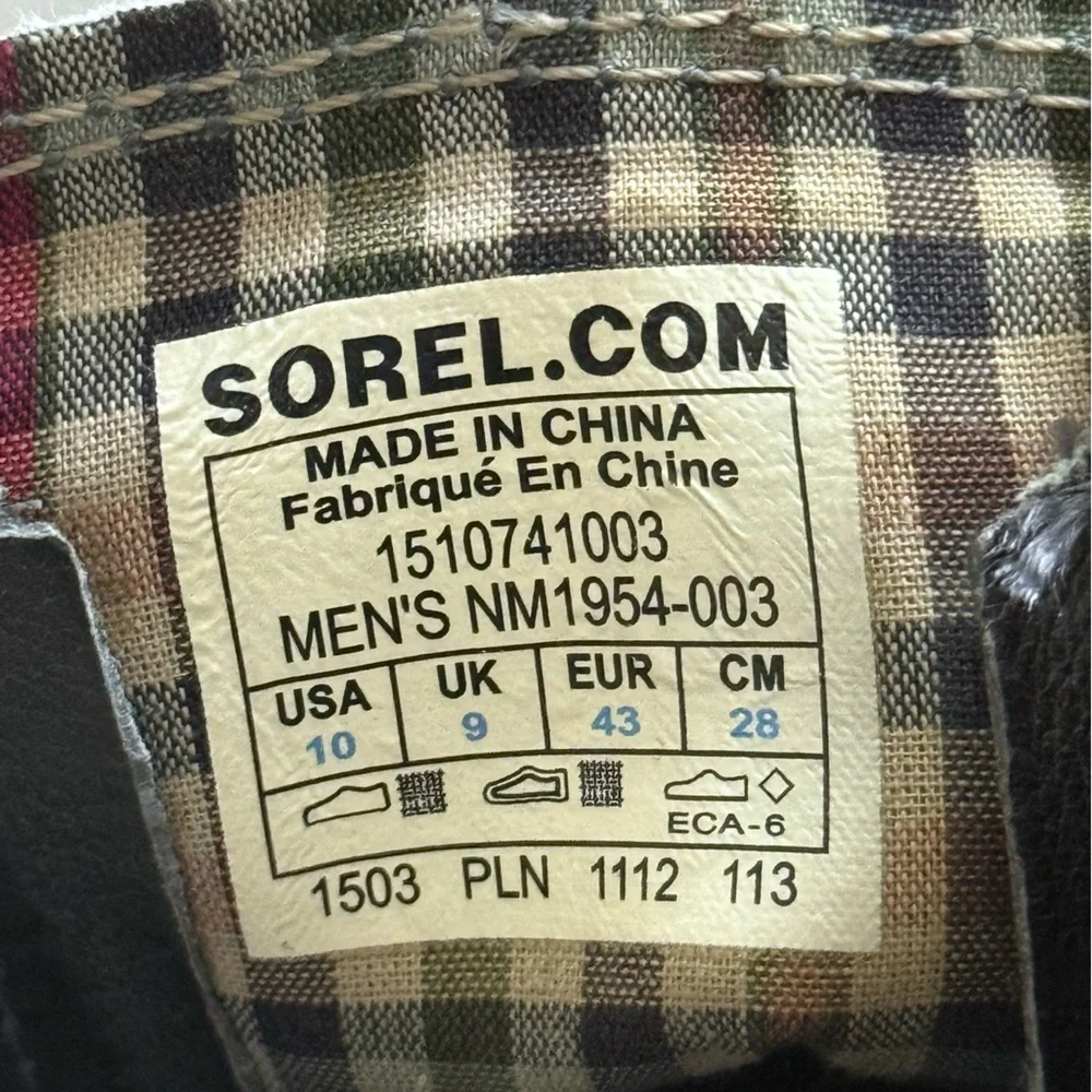 Sorel Men's Distressed Gray Slip-Ons - Picture 5 of 6